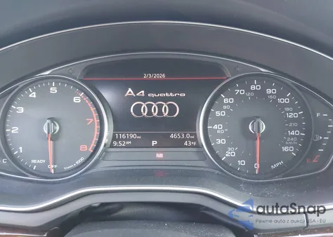 2017 Audi A4 2.0T Premium из США, поврежденный, VIN WAUANAF46HN056588